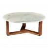 Moe's Home Collection Jinxx Coffee Table in Brown - Front Top Angle