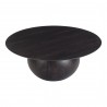 Moe's Home Collection Bradbury Coffee Table Blackened Acacia - Front Top Angle