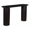 Moe's Home Collection Povera Console Table - Black - Front Side Angle