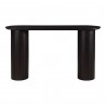 Moe's Home Collection Povera Console Table - Black - Front Angle