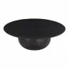 Moe's Home Collection Bradbury Large Coffee Table in Blackened Acacia - Front Top Angle - Moe's Home Collection Bradbury Large Coffee Table in Blackened Acacia - Front Top Angle