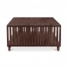 Moe's Home Collection Rhys Coffee Table, Brown - Side Angle