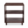 Moe's Home Collection Rhys Side Table, Brown - Front Angle