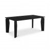 Moe's Home Collection Satona Dining Table, Black - Front Side Angle