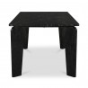 Moe's Home Collection Satona Dining Table, Black - Side Angle