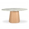 Moe's Home Collection Evelyn Dining Table in Onyx Marble - Side View
