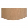Moe's Home Collection Evelyn Dining Table in Onyx Marble - Base Leg Close-up