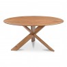 Moe's Home Collection Wesley Dining Table in Vintage Brown - Front