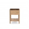 Moe's Home Collection Elio Nightstand Dark Emperador in Marble - Side