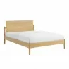 Greenington Monterey Queen Platform Bed, Wheat - Front Side Angle - Greenington Monterey Queen Platform Bed, Wheat - Front Side Angle