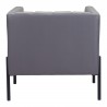 Jess Accent Chair Gray - Back View