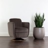 Sunpan Gilley Swivel Lounge Chair - Meg Ash - Lifestyle