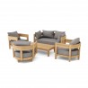 Anderson Teak Coronado 5 Pieces Deep Seating Set-173 2 - Anderson Teak Coronado 5 Pieces Deep Seating Set-173 2