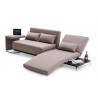 J&M Furniture Premium JH033 Beige Fabric Queen Sofa Bed 