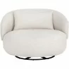 Sunpan Walsh Swivel Lounge Chair Effie Linen - Front Angle - Sunpan Walsh Swivel Lounge Chair Effie Linen - Front Angle