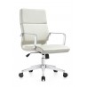 Woodstock Marketing Jimi Mid Back Chair - White - Angled