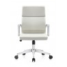 Woodstock Marketing Jimi Mid Back Chair - White - Front