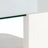 Sunpan Odis Coffee Table Grey - Closeup Top Angle - Sunpan Odis Coffee Table Grey - Closeup Top Angle