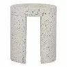 Moe's Home Collection Lyon Outdoor Stool - Front Angle - Moe's Home Collection Lyon Outdoor Stool - Front Angle
