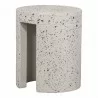 Moe's Home Collection Lyon Outdoor Stool - Front Side Angle - Moe's Home Collection Lyon Outdoor Stool - Front Side Angle