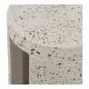 Moe's Home Collection Lyon Outdoor Stool - Edge Close-Up - Moe's Home Collection Lyon Outdoor Stool - Edge Close-Up