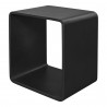 Moe's Home Collection Cali Accent Cube - Black - Front Side Angle