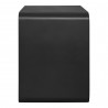 Moe's Home Collection Cali Accent Cube - Black - Side Angle