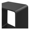 Moe's Home Collection Cali Accent Cube - Black - Closeup Top Angle
