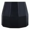 Moe's Home Collection Templo Outdoor Dining Table in Black - Base Angle - Moe's Home Collection Templo Outdoor Dining Table in Black - Base Angle