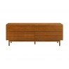Greenington Ventura 4 Drawer Double Dresser - Front Angle