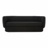Moe's Home Collection Koba Sofa Maya in Black - Front Angle - Moe's Home Collection Koba Sofa Maya in Black - Front Angle