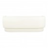 Moe's Home Collection Koba Sofa - Maya White - Back Angle