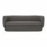 Moe's Home Collection Koba Sofa Maya in Grey - Front Angle - Moe's Home Collection Koba Sofa Maya in Grey - Front Angle