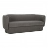 Moe's Home Collection Koba Sofa Maya in Grey - Front Side Angle