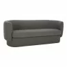Moe's Home Collection Koba Sofa Maya in Grey - Front Side Angle - Moe's Home Collection Koba Sofa Maya in Grey - Front Side Angle