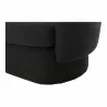 Moe's Home Collection Koba Chair Maya in Black - Closeup Base Angle - Moe's Home Collection Koba Chair Maya in Black - Closeup Base Angle