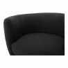 Moe's Home Collection Koba Chair Maya in Black - Closeup Top Angle - Moe's Home Collection Koba Chair Maya in Black - Closeup Top Angle
