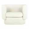 Moe's Home Collection Koba Chair - Maya White - Front Angle - Moe's Home Collection Koba Chair - Maya White - Front Angle