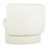 Moe's Home Collection Koba Chair - Maya White - Side Angle - Moe's Home Collection Koba Chair - Maya White - Side Angle