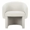Moe's Home Collection Franco Chair Oyster - Front Angle - Moe's Home Collection Franco Chair Oyster - Front Angle