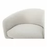 Moe's Home Collection Franco Chair Oyster - Seat Closeup Angle - Moe's Home Collection Franco Chair Oyster - Seat Closeup Angle