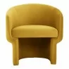 Moe's Home Collection Franco Chair in Mustard - Front Angle - Moe's Home Collection Franco Chair in Mustard - Front Angle