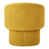 Moe's Home Collection Franco Chair in Mustard - Back Angle