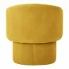 Moe's Home Collection Franco Chair in Mustard - Back Angle - Moe's Home Collection Franco Chair in Mustard - Back Angle