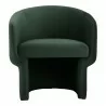 Moe's Home Collection Franco Chair in Dark Green - Front Angle - Moe's Home Collection Franco Chair in Dark Green - Front Angle