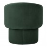 Moe's Home Collection Franco Chair in Dark Green - Back Angle
