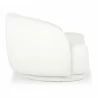 Moe's Home Collection Excelsior Sofa Cream -  Side Angle - Moe's Home Collection Excelsior Sofa Cream -  Side Angle
