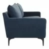 Moe's Home Collection Paris Sofa - Blue - Side Angle - Moe's Home Collection Paris Sofa - Blue - Side Angle