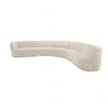 Moe's Home Collection Yoon Radius Modular Sectional Sweet Cream