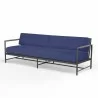 Pietra Sofa in Echo Midnight, No Welt - Front Side Angle - Pietra Sofa in Echo Midnight, No Welt - Front Side Angle